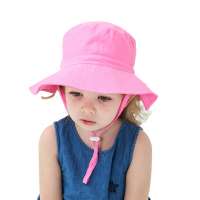 China  wholesale child cotton sun hat kids summer hat uv protection children bucket hat